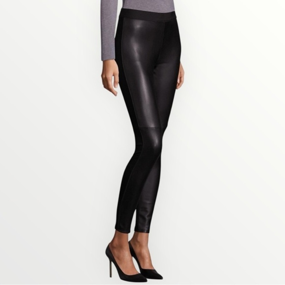 Bailey 44 Stevie Womens Faux Leather Front Stretch Leggings Black size XS